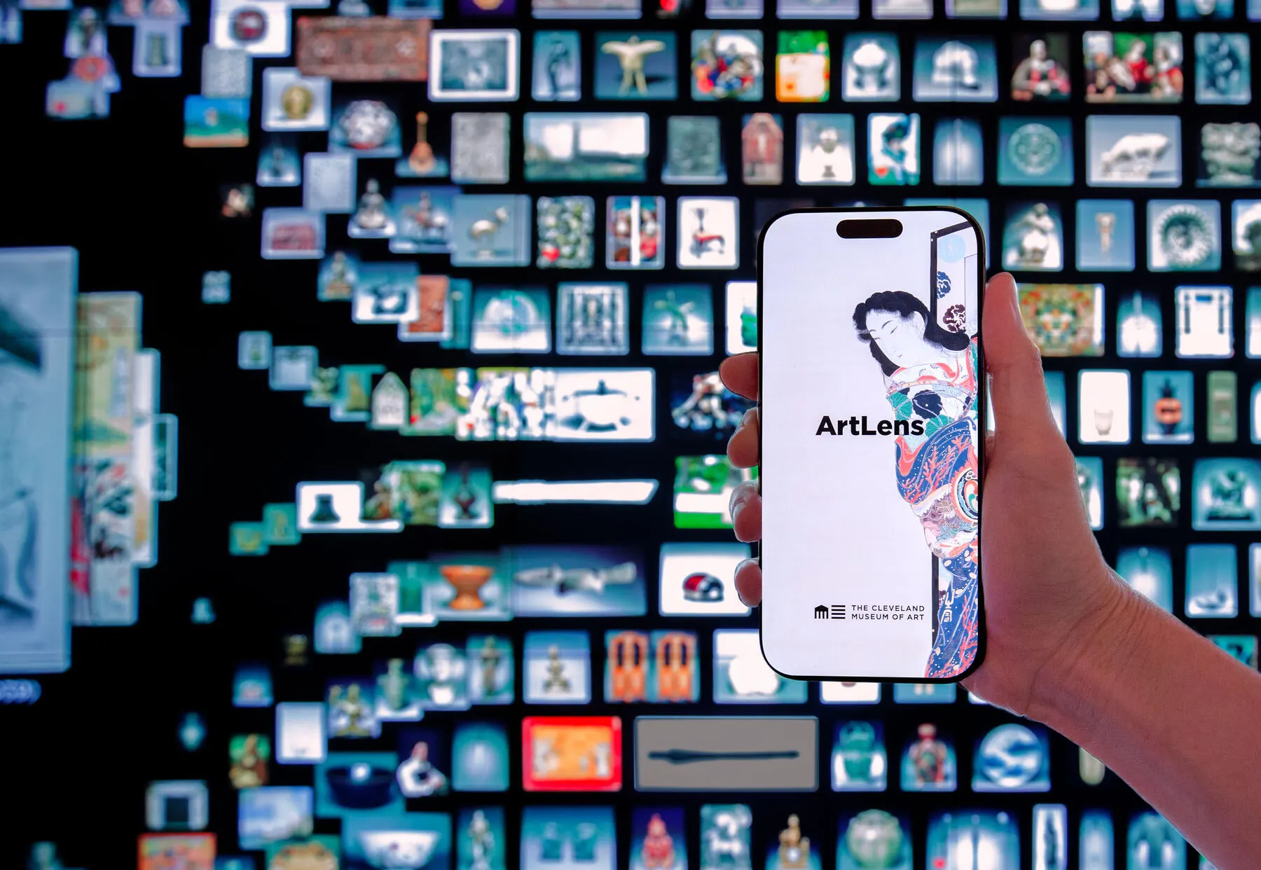 a person holding a phone