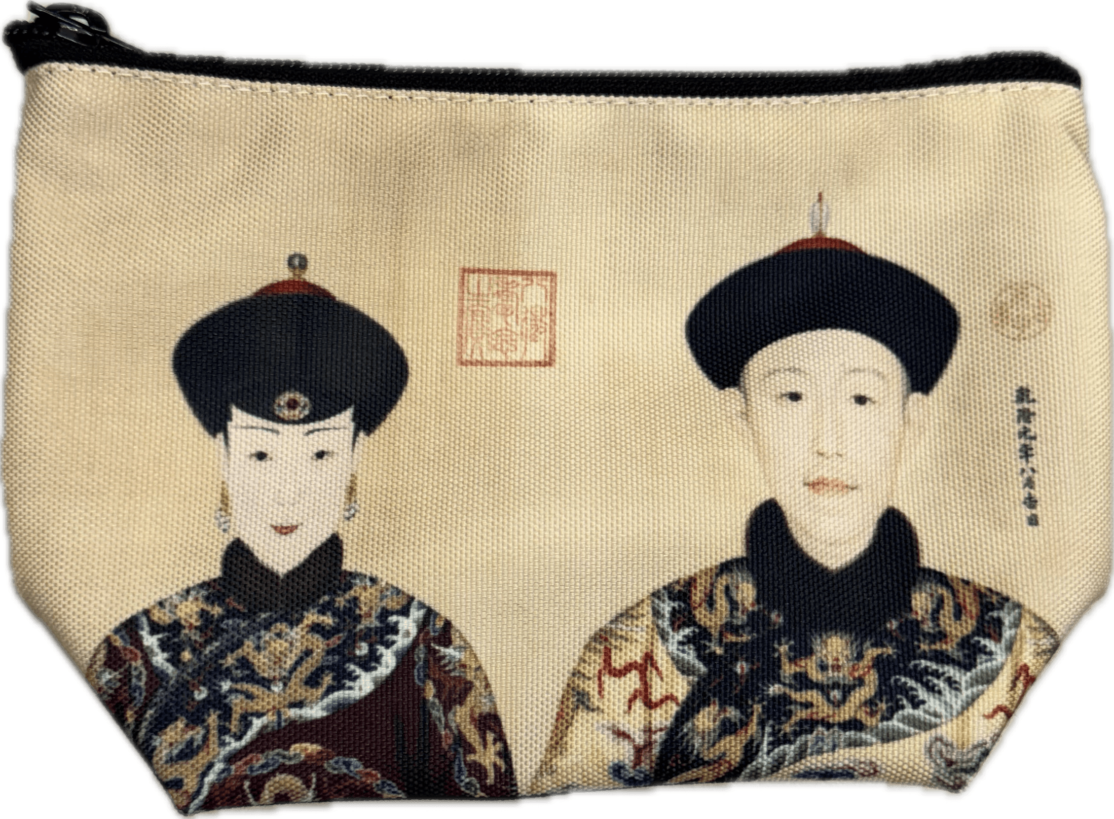 Qianlong Emperor and Lingfei Cosmetic bag