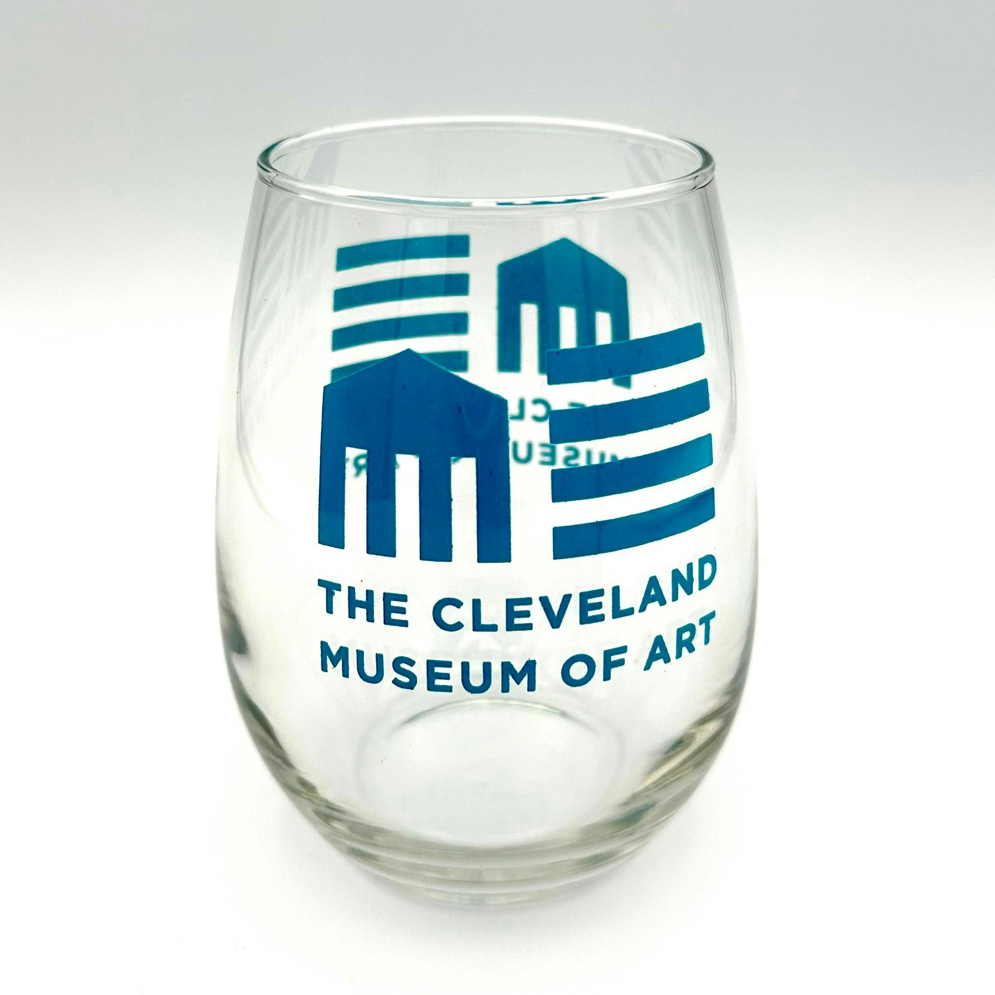 CMA Stemless Wine Glass Teal- 15oz