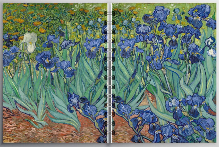 Van Gogh Irises 2025 Daily Planner