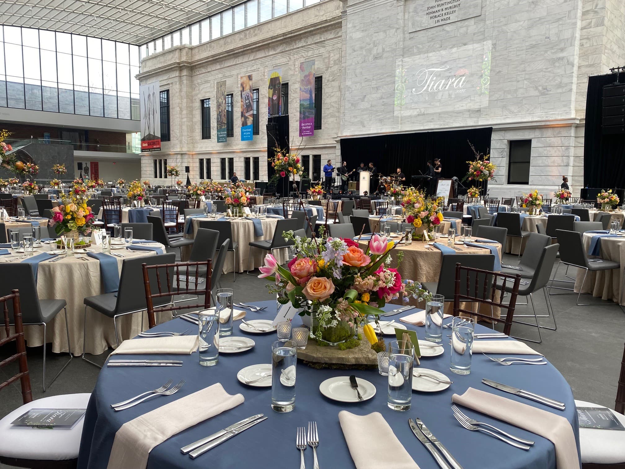 Ames Family Atrium Event Set-up