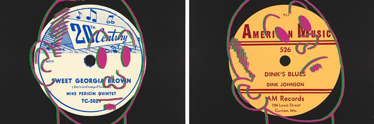 Self-Portrait as Record Collector, 2013. Allen Rawson Ruppersberg (American, 1944-).