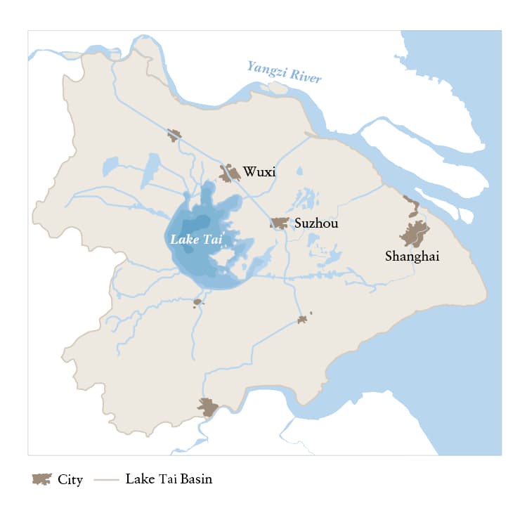 Map of Lake Tai