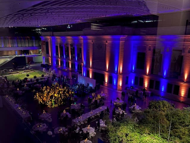 Ames Family Atrium Event Set-up