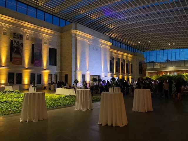 Ames Family Atrium Event Set-up